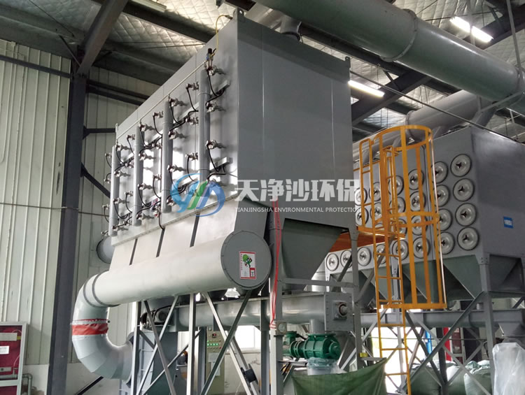 除尘项目现场（滤筒除尘器）